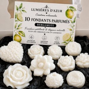 Coffret 10 fondants parfumés – Bergamote