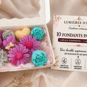 Coffret 10 fondants parfumés – Délice Gourmand & Adoucissant
